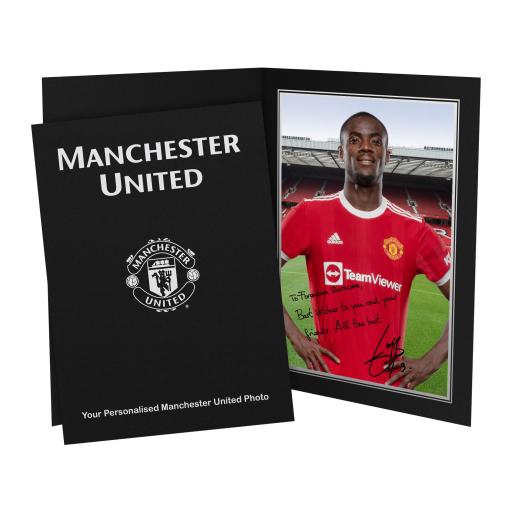 Manchester United FC Bailly Autograph Photo Folder