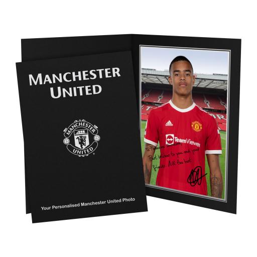 Manchester United FC Greenwood Autograph Photo Folder