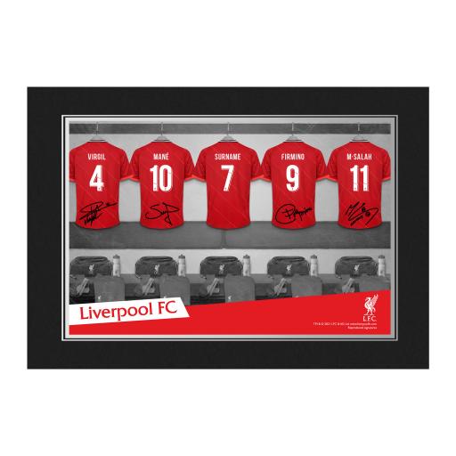 Liverpool FC 9x6 Dressing Room Photo Folder