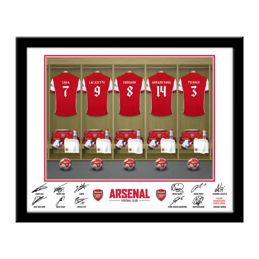 Arsenal FC Dressing Room Framed Print