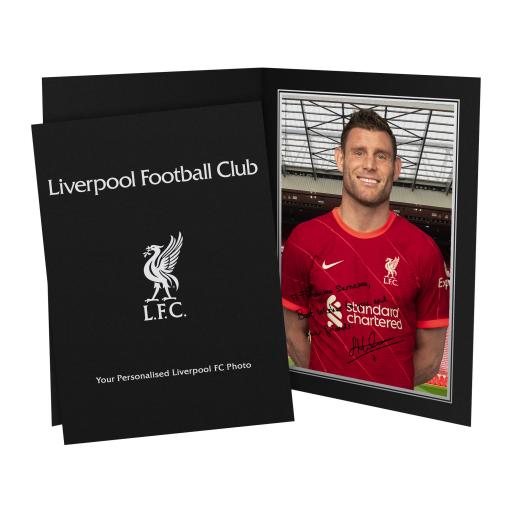 Liverpool FC Milner Autograph Photo Folder