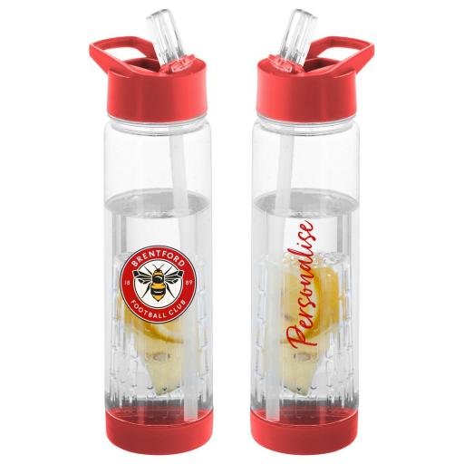 Brentford FC Crest Tutti-Frutti Infuser Sport Bottle