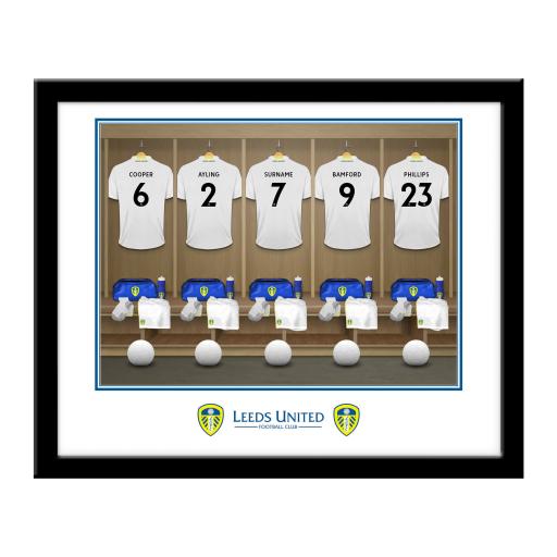 Leeds United FC Dressing Room Framed Print
