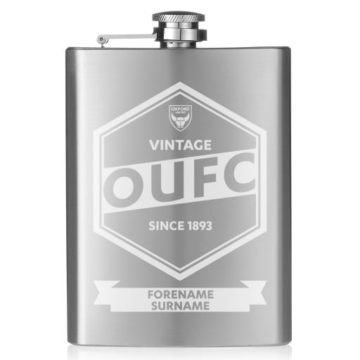 Oxford United FC Vintage Hip Flask
