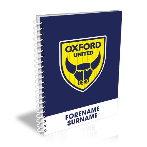 Oxford United FC Bold Crest Notebook