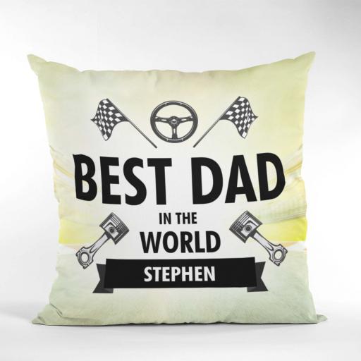 Grand Prix Best Dad Cushion
