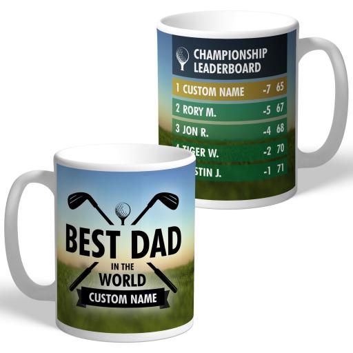 Father's Day Best Dad Golf Mug