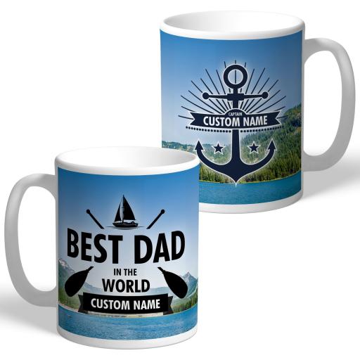 Father's Day Best Dad Sailing Mug