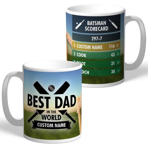 Father's Day Best Dad Cricket Mug