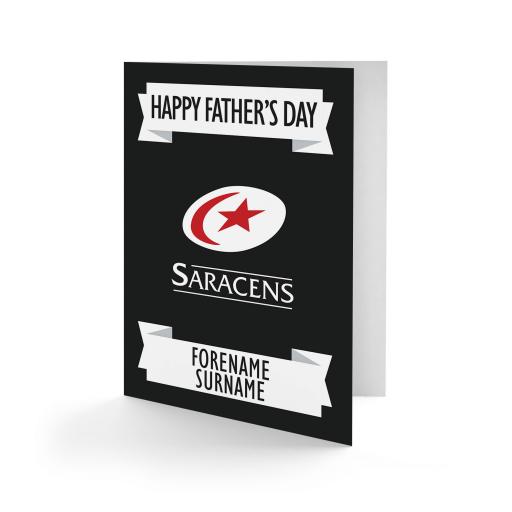Saracens Crest Father's Day Card