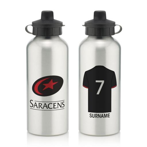 Saracens Aluminium Water Bottle