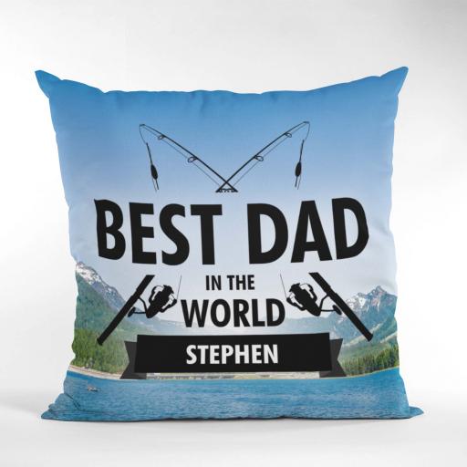 Fishing Best Dad Cushion