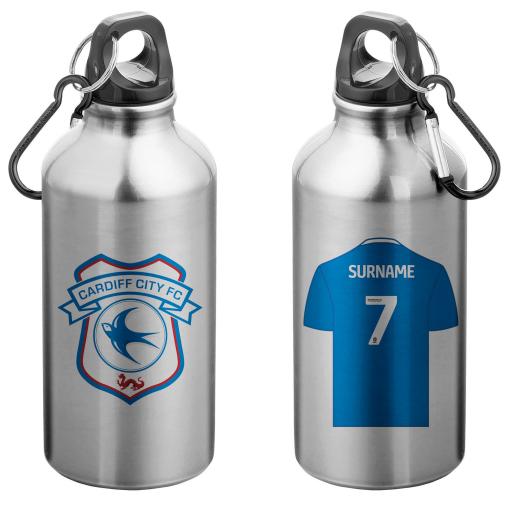 Official Personalised Cardiff City Player Figure Water Bottle 